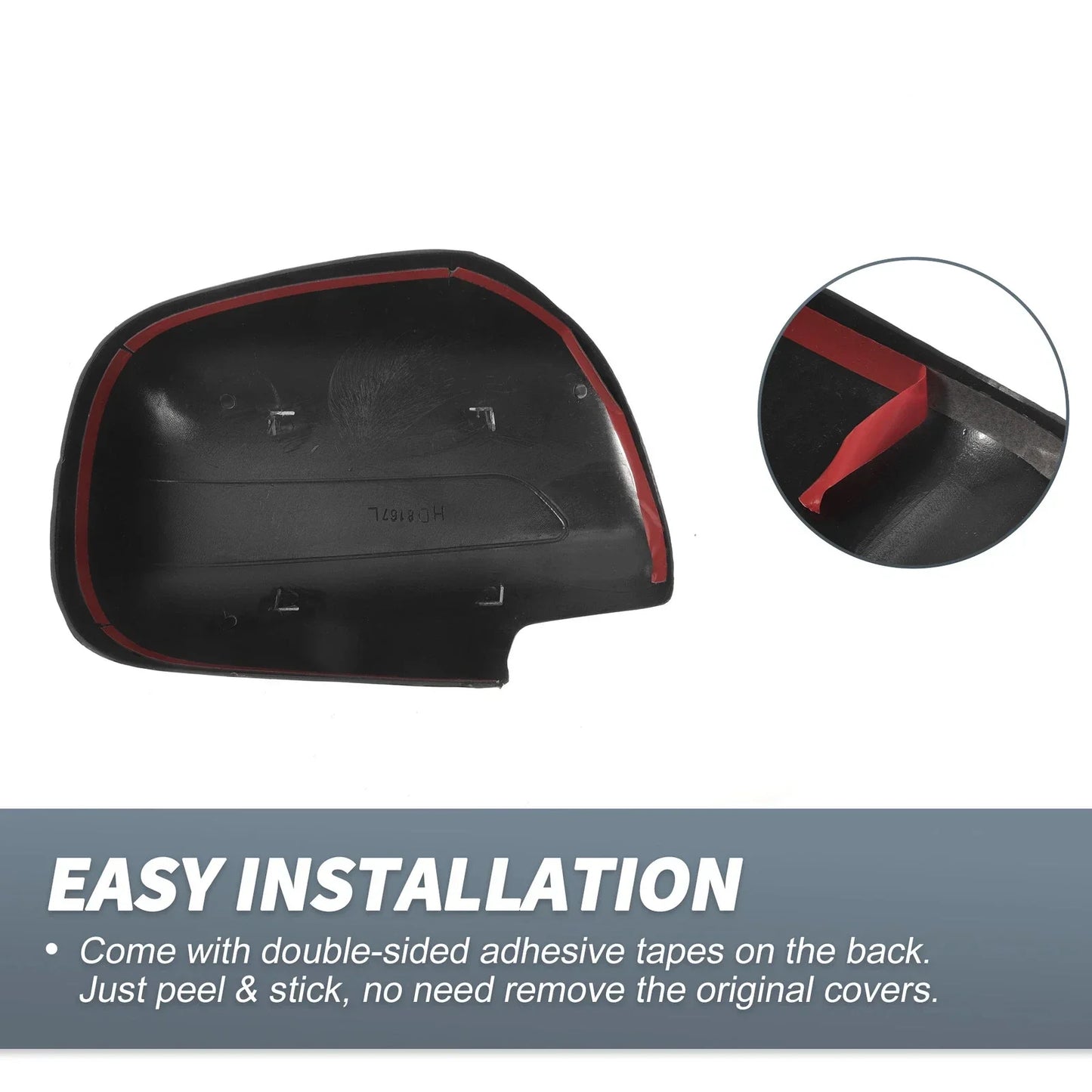 Rearview Mirror Cover Overlay Gloss Black for Lexus RX350 RX330 (2004-2006)