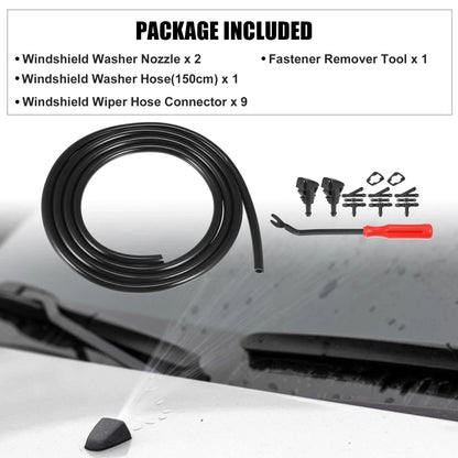 15 x Front Windshield Washer Nozzles for Dodge Avenger (2008-2011)