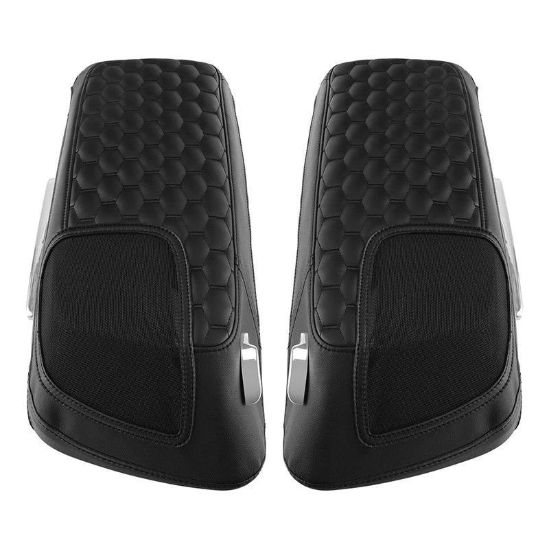 Saddlebag Lid Speaker Cutout Covers for Harley Road King Street Glide (14-23)