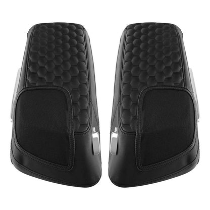Saddlebag Lid Speaker Cutout Covers for Harley Road King Street Glide (14-23)