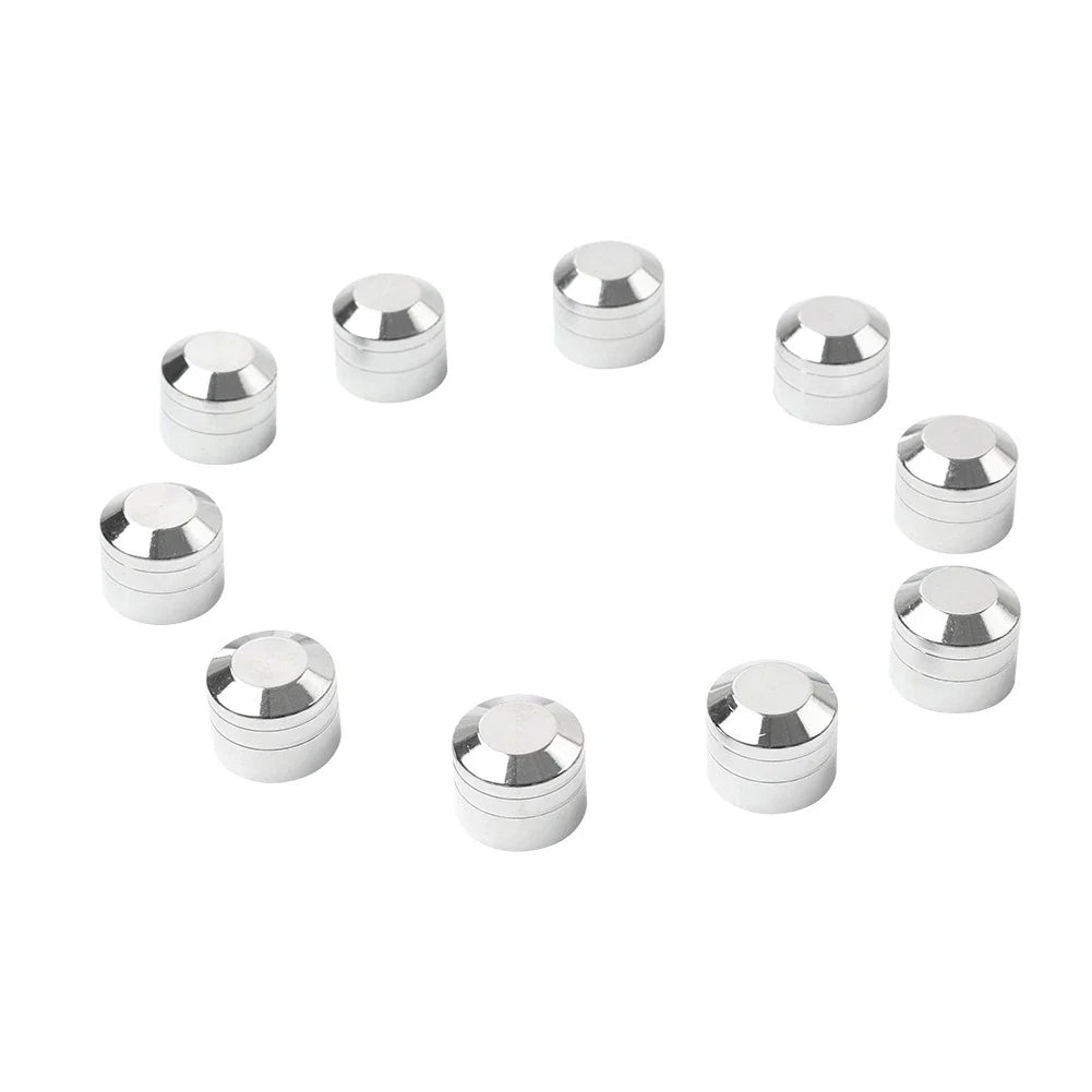10 x Chrome Engine Screw Caps for Harley Touring Electra Glide Dyna