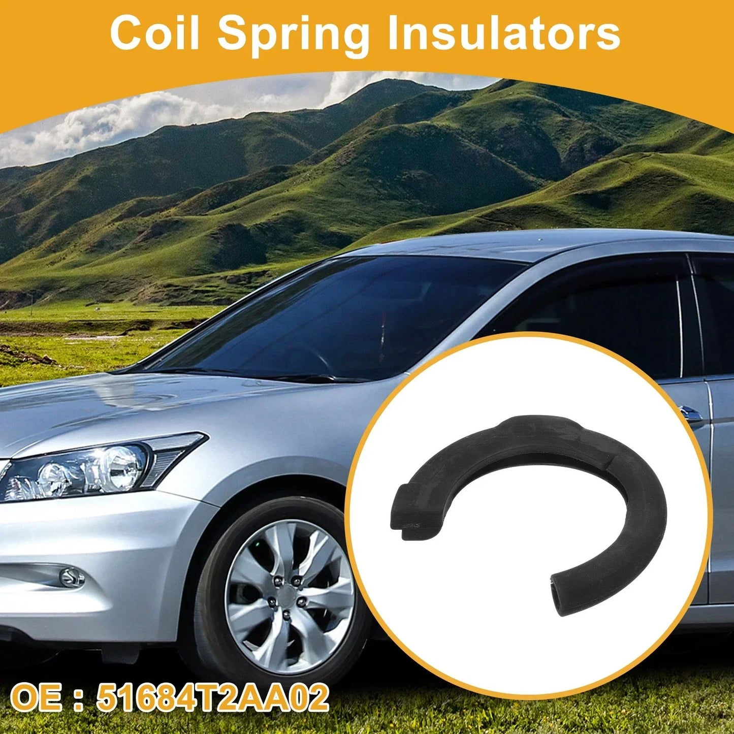 Coil Spring Insulators for Honda Accord 2013-2017 (1 Pc)