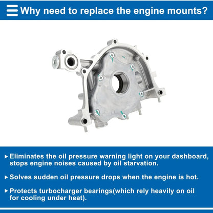 Engine Oil Pump for Acura Integra 1996-2001 (2 x Pressure Pumps)