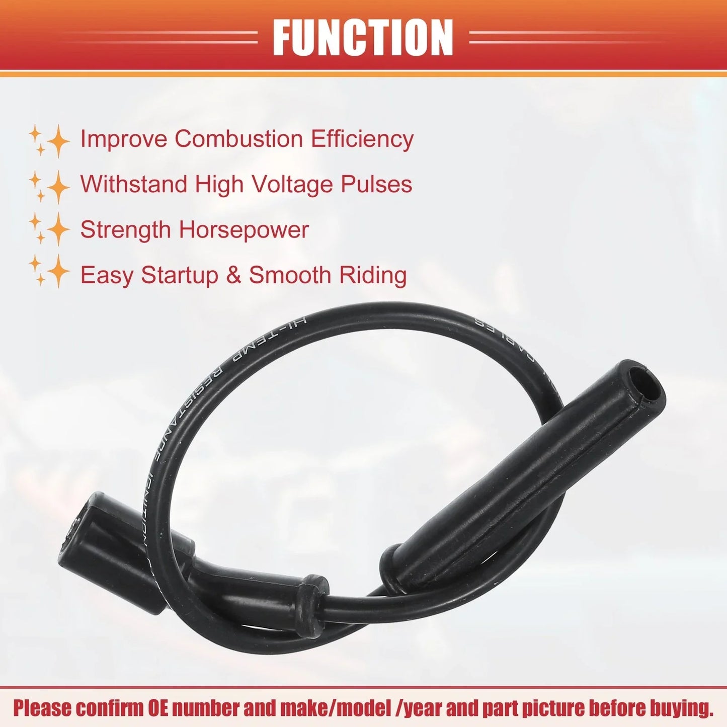 8 x Spark Plug Wire Ignition Coil Cables for Dodge Dakota Durango (2000-2004)