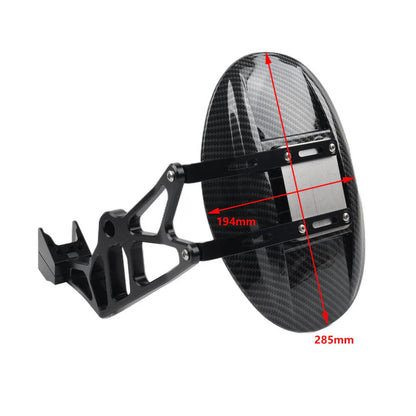 Carbon Fiber Rear Splash Mudguard w/Bracket for KAWASAKI Z1000/SX (2014-2020)