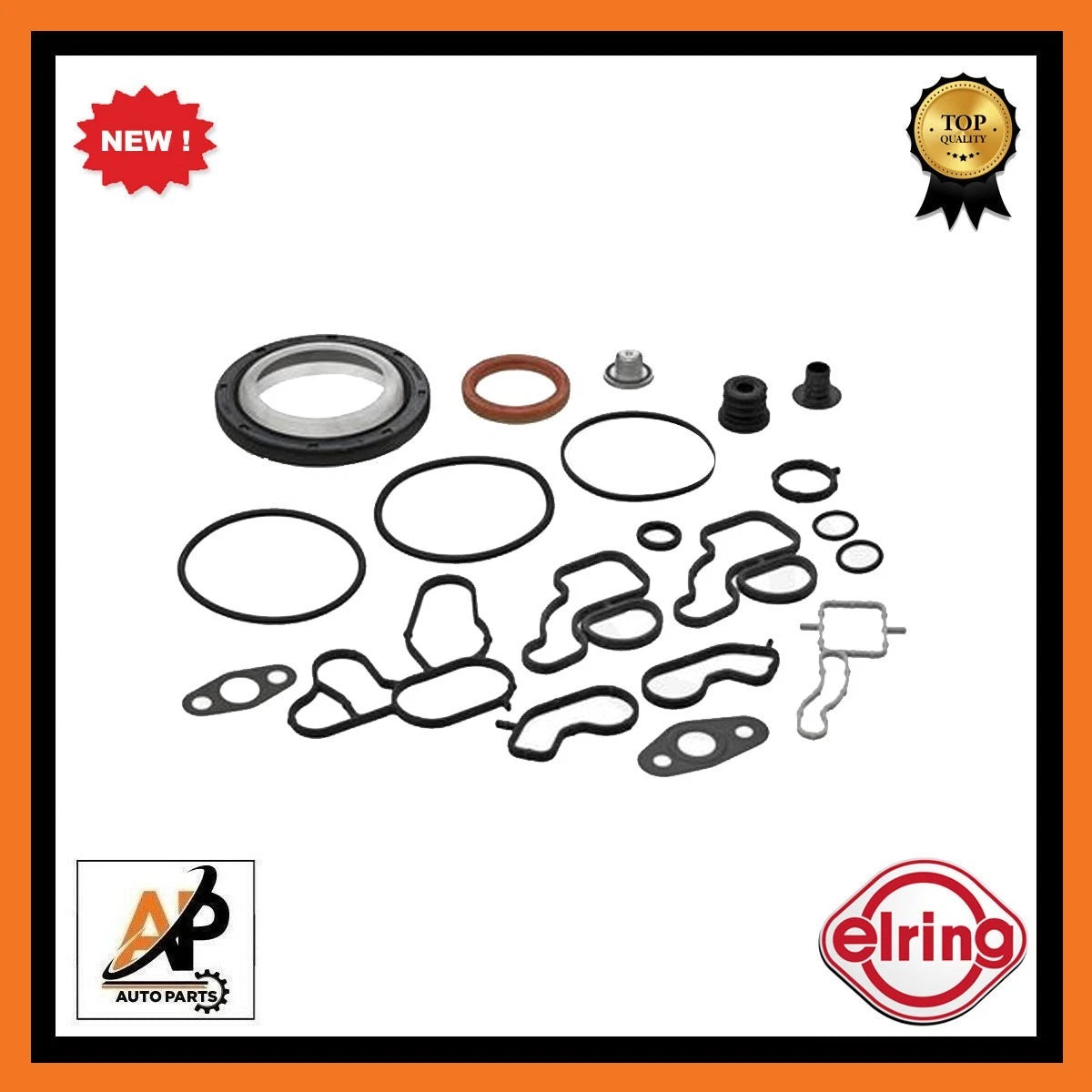 Crankcase Gasket Kit Replacement for Fiat 225 A2.000 () (1980–1990)