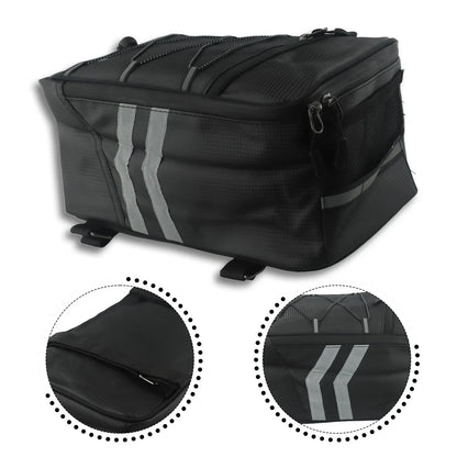 Rear Rack Bag / 8L / Waterproof Reflective for Bicycles