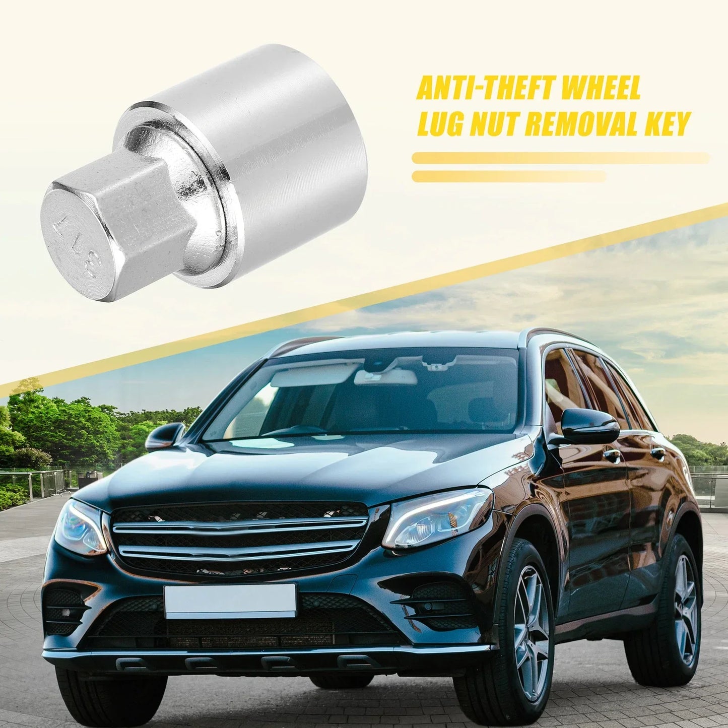 317 Wheel Lock Lug Nut Set with Protector Socket for Mercedes Benz