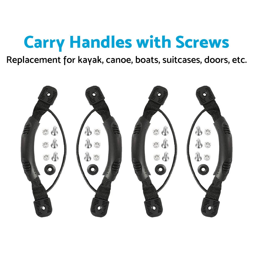 4 x Carry Handles with Screws for Kayak Canoe Boat Side Mount