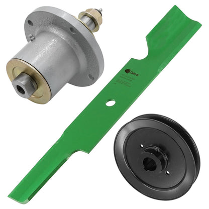 Deck Spindle Blade and Pulley Replacement for Ferris FW25 FW35 (2005–2005)