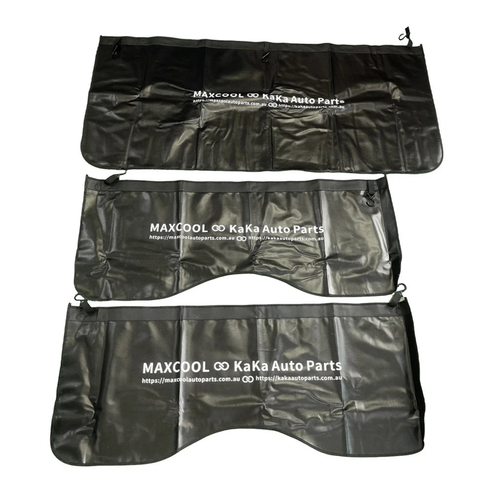 3 x PU Leather Magnetic Fender Covers for All Car Models Scratch Protection