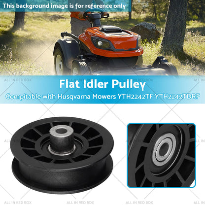 Flat Idler Pulley for Husqvarna Mowers YTH2242TF YTH2242TDRF