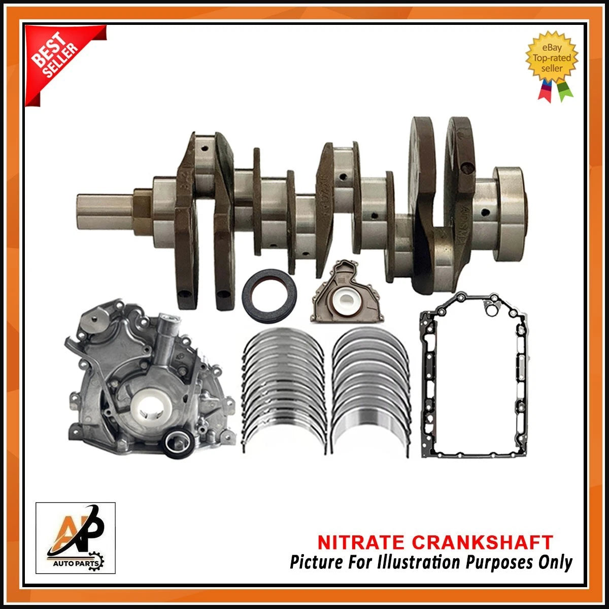 Crankshaft Rebuild Kit Replacement for Land Rover Jaguar 3.0 306DT (2000–2006)