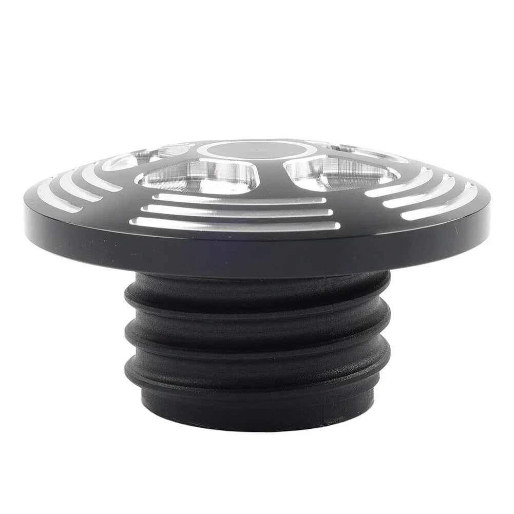 CNC Fuel Gas Tank Cap for Harley Sportster XL883 XL1200 48 Dyna Touring (2004-2023)