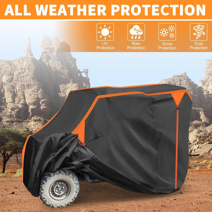 Waterproof UTV Cover for Honda Pioneer 1000-5 (2016-2023) - Black 210D PU