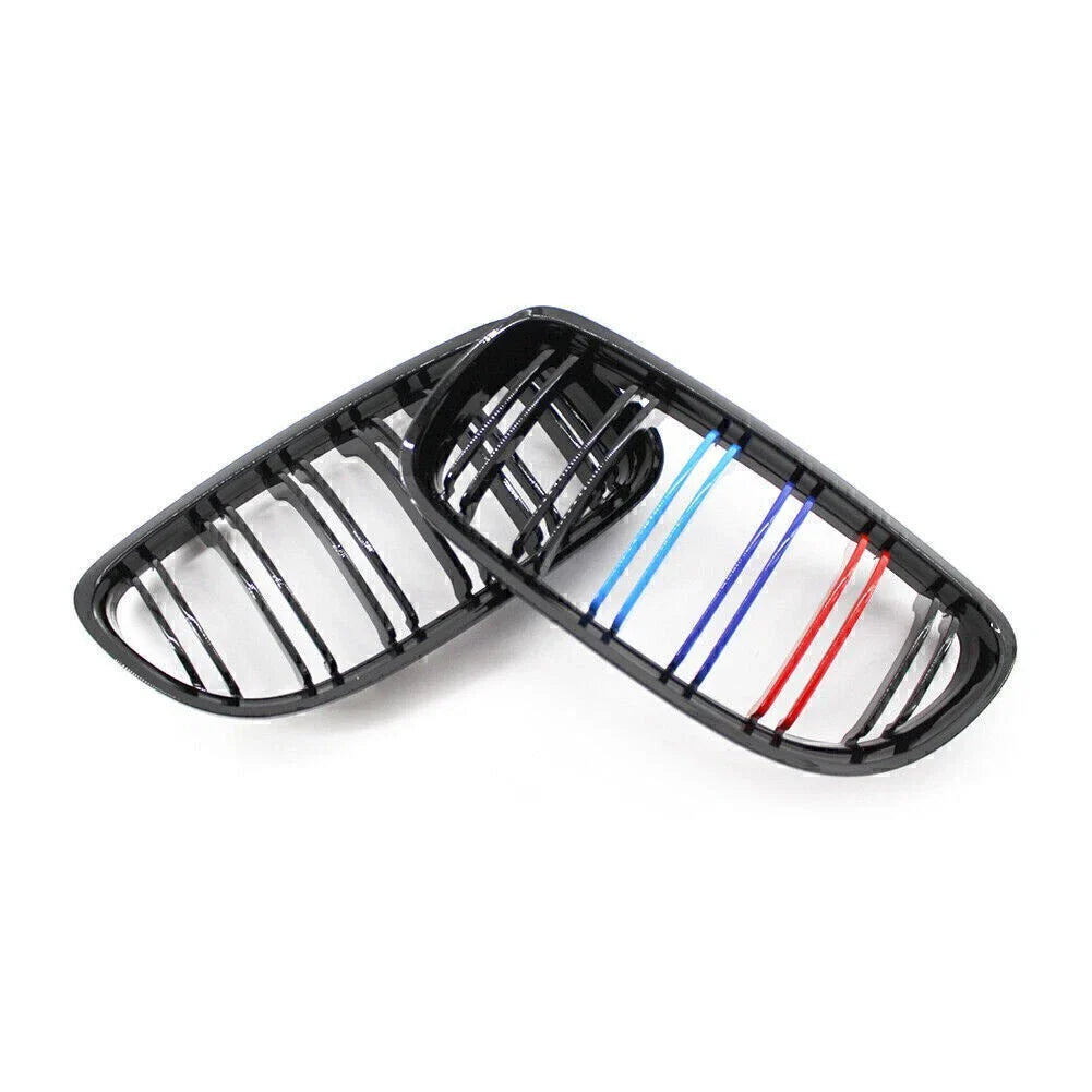 Glossy Black Front Upper Bumper Grille Mesh for BMW E90 E91 (2006-2012)