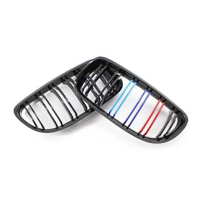 Glossy Black Front Upper Bumper Grille Mesh for BMW E90 E91 (2006-2012)