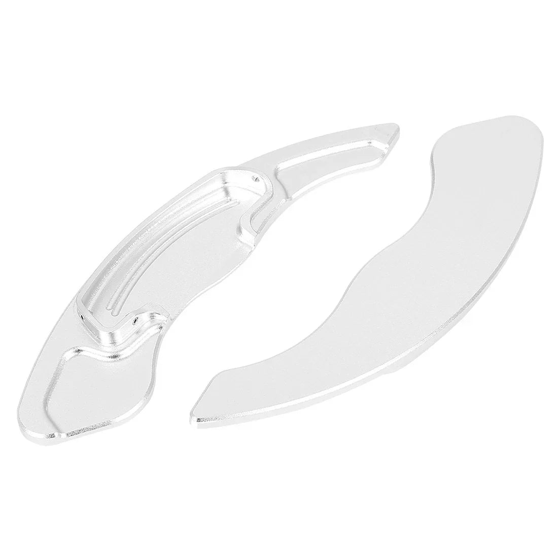 Aluminum Alloy Silver Tone Steering Wheel Shift Paddle for Honda Civic