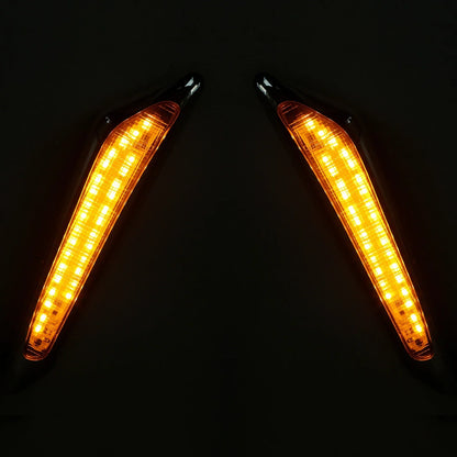 Front Brake Fork Mounted LED Amber Lights for Honda GL1800 (2018-2025)