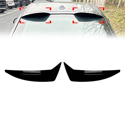 Rear Roof Spoiler Wing Lip for BMW X6 G06 2019-2024 Gloss Black