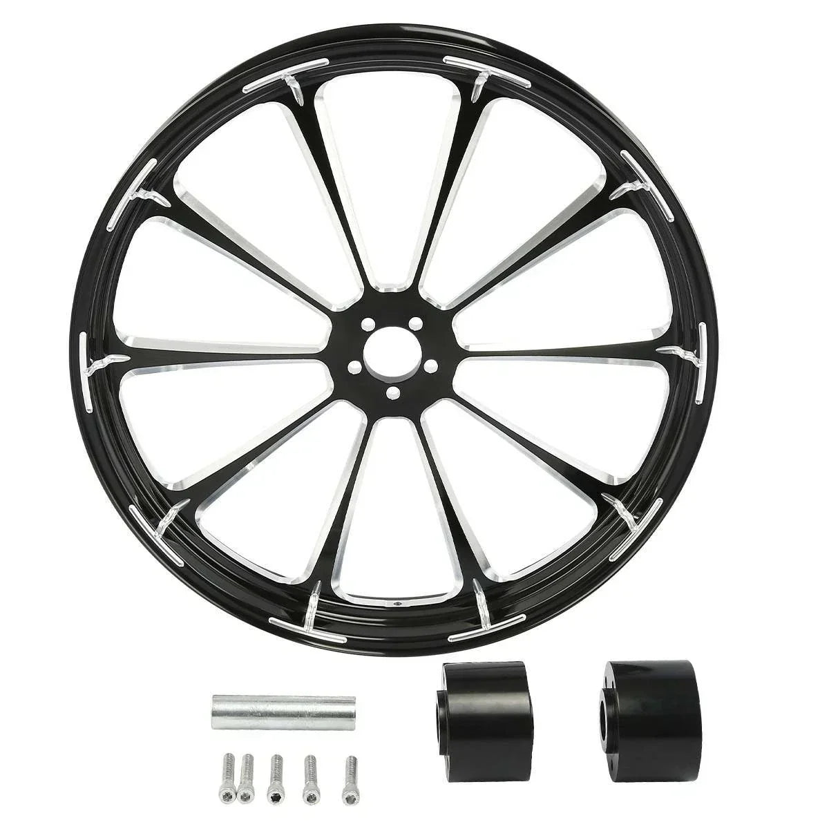 18" Front Wheel Rim & Dual Disc Hub for Harley Street Glide (1997-2021)