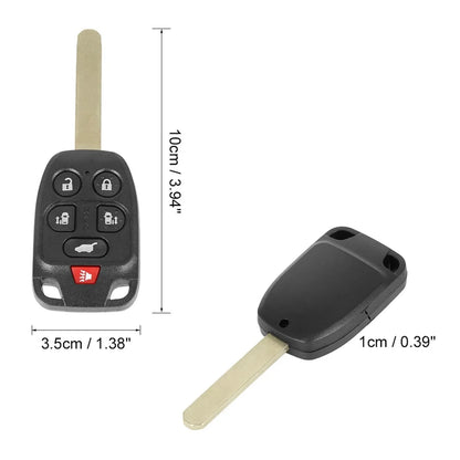 Car Key Fob Shell Case for Honda Odyssey 2011-2013 - 6 Key Buttons