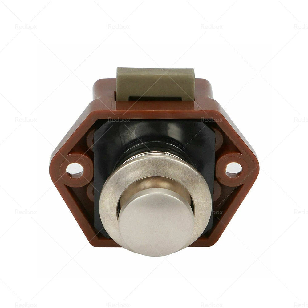 5x Push Button Latch Knob Catch Lock for Drawer Cupboard Caravan Cabinet