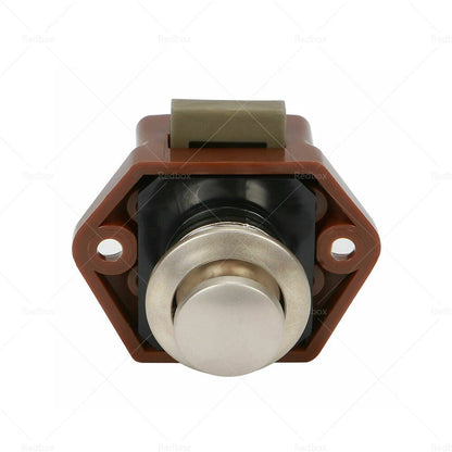 5x Push Button Latch Knob Catch Lock for Drawer Cupboard Caravan Cabinet