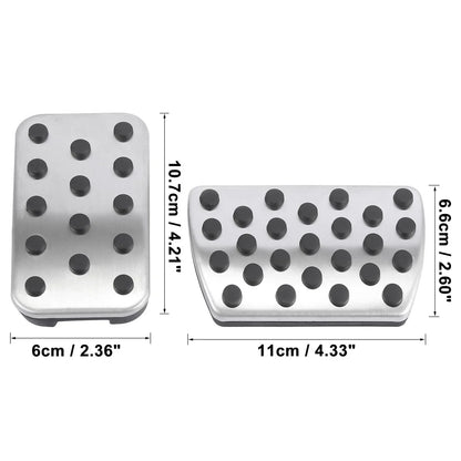 Non-Slip Accelerator Brake Pedal Pads Cover Kit for Honda Accord (2013-2017)