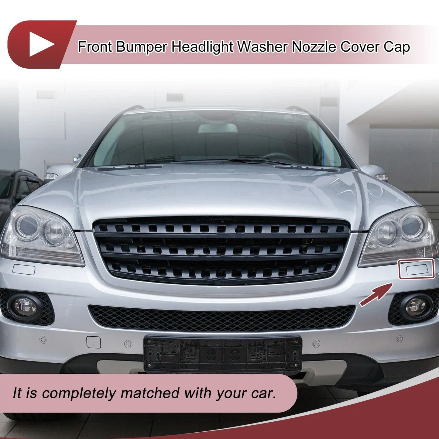 Front Left Washer Nozzle Cover for Mercedes-Benz ML350 (2003-2011)