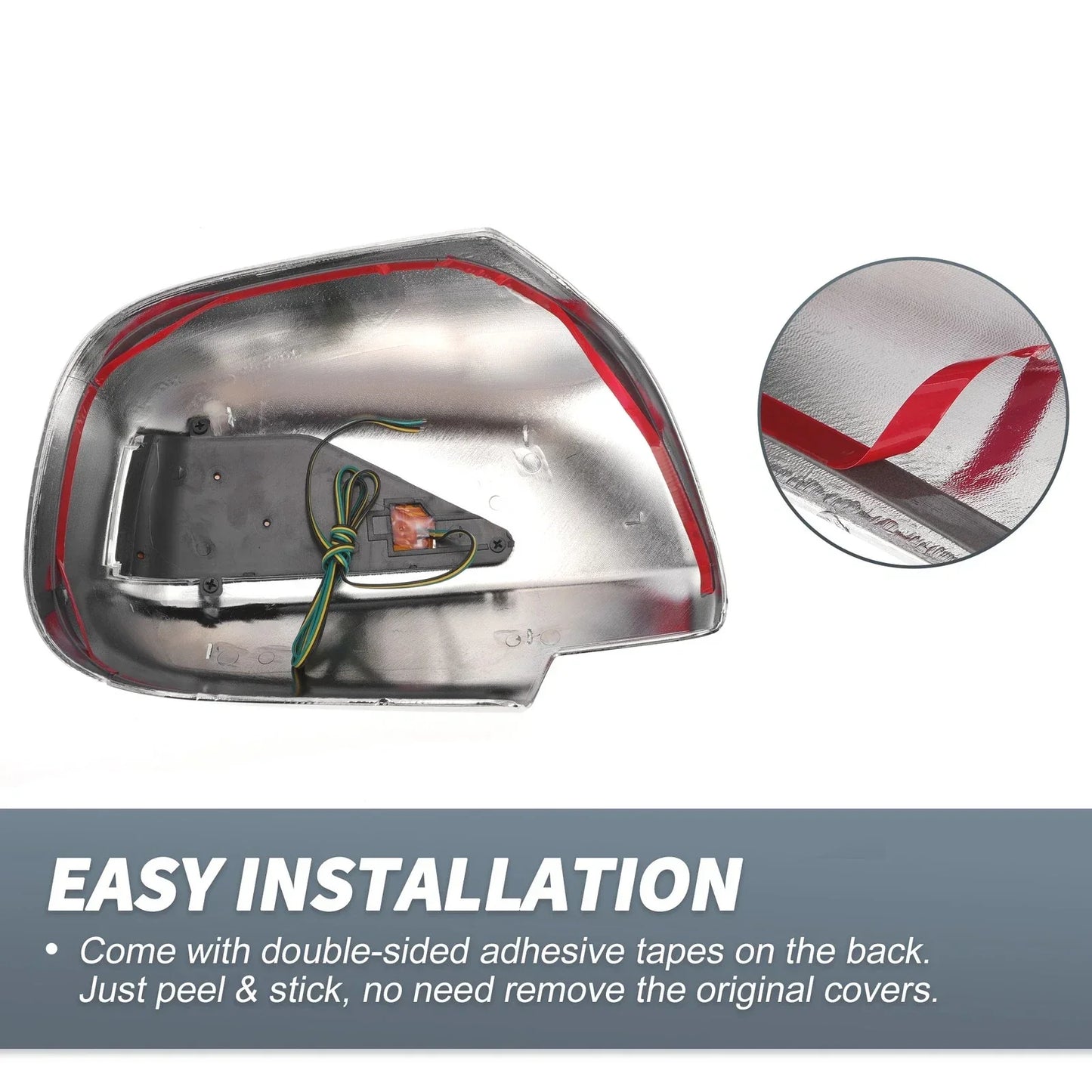 Rearview Mirror Cover Overlay Chrome Plated for Lexus RX330 RX350 (2003)