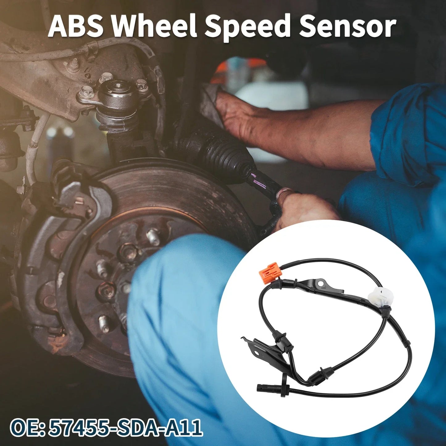 ABS Wheel Speed Sensor for Honda Accord Front Left (2013-2017)
