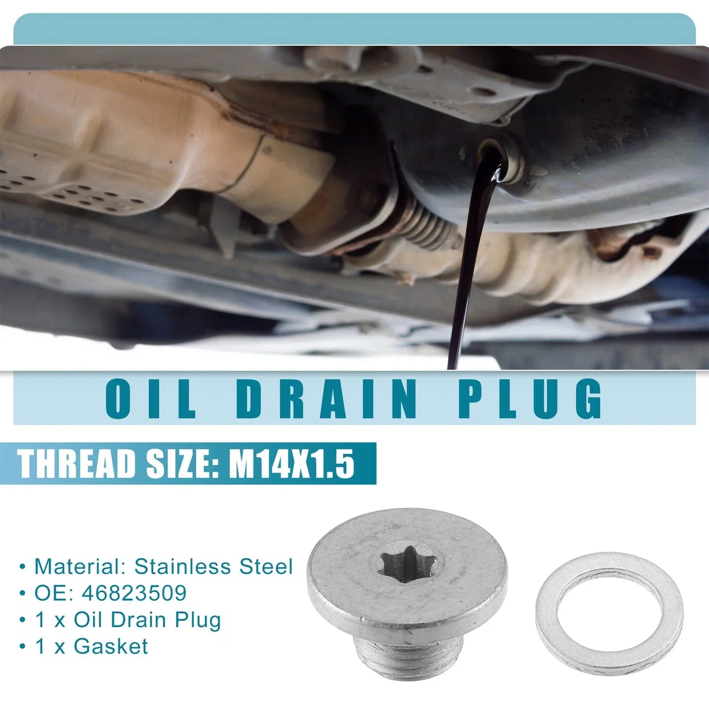 Engine Oil Drain Plug for Chevrolet Corsa (1993-2009)