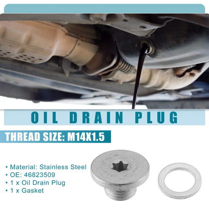 Engine Oil Drain Plug for Chevrolet Corsa (1993-2009)