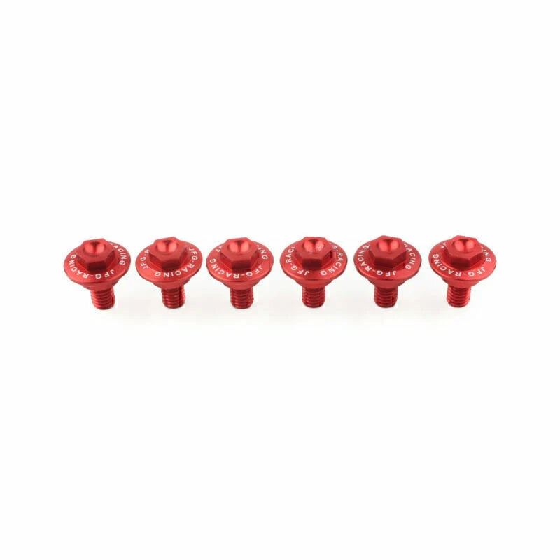 6 x CNC Front Fork Guard Bolts for HONDA CR125 CR250 CRF250R CRF450R