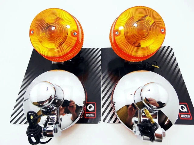 Kawasaki KZ1000 Police  Left Right Turn Signal Indicator Blinker Set (78-05)