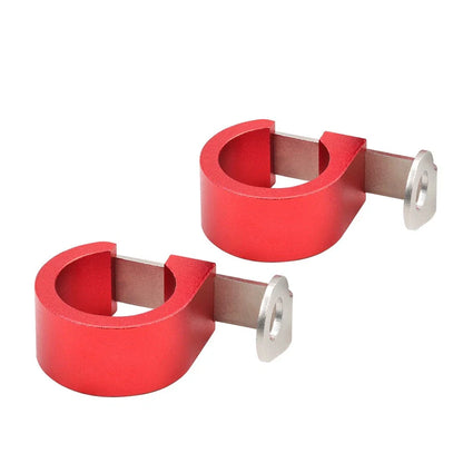 Red Front Brake Hose Guide Holders for HONDA XR400 Motard (2005-2008)