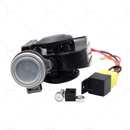 1 x Loud 139dB 12V Nautilus Compact Air Horn for Motorcycle