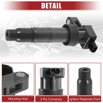 6 x Automotive Ignition Coils for Hyundai Santa Fe (2007-2018)
