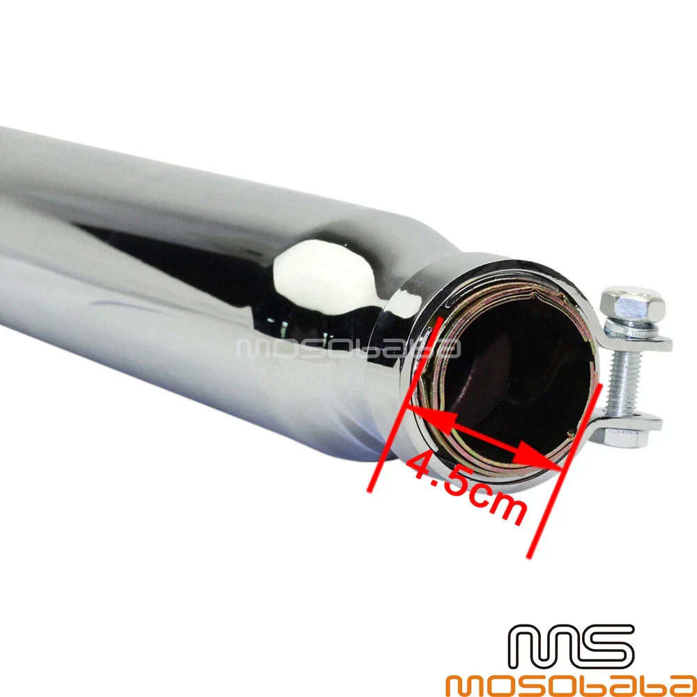 Exhaust Muffler Pipe for Harley-Davidson Blackline CVO Dyna FLSTF FXSTB (2011-2017)