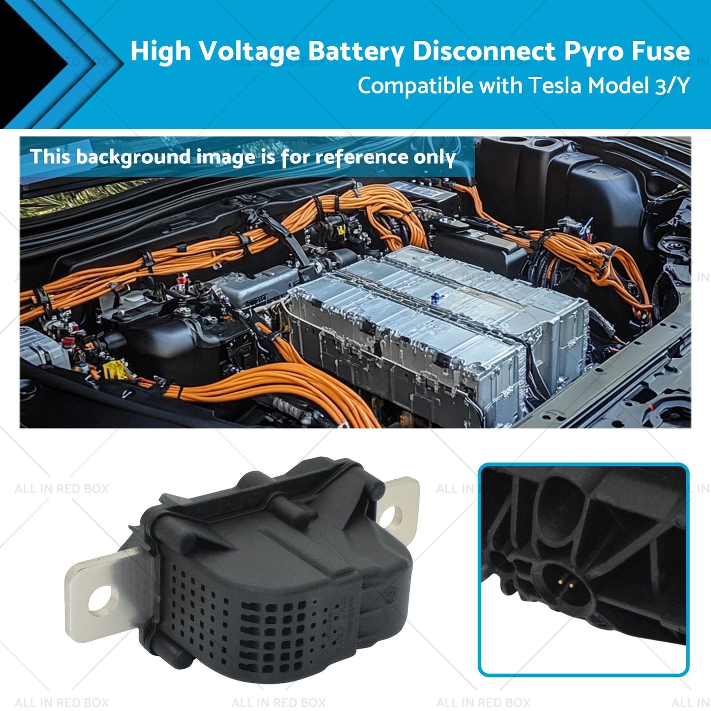 High Voltage Battery Disconnect Pyro Fuse for Tesla Model 3 (2017-2023)