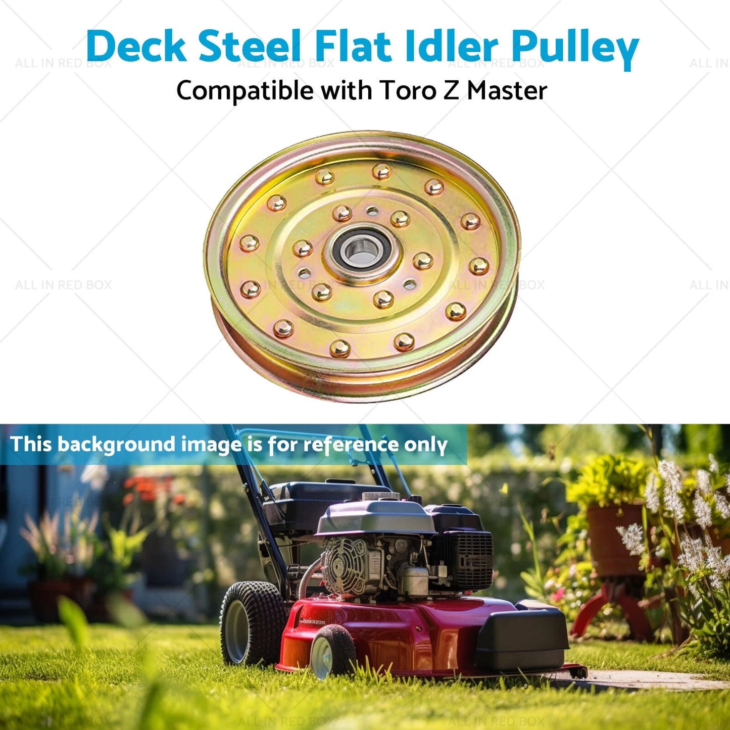 Steel Flat Idler Pulley for Toro Z Master