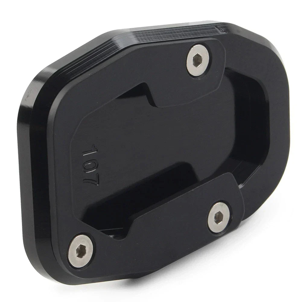 CNC Side Stand Enlarger Plate for Ducati Desert X 2022+ Aluminum Black