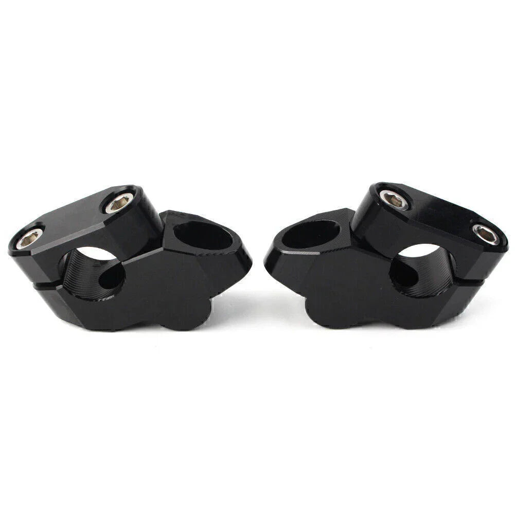 Black Handlebar Bar Extension Riser for Motorcycle
