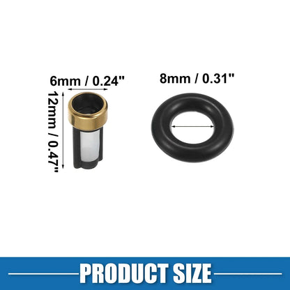 Fuel Injector O Rings Seals with Micro Filters for Dodge Ram 1500 (2009-2018)