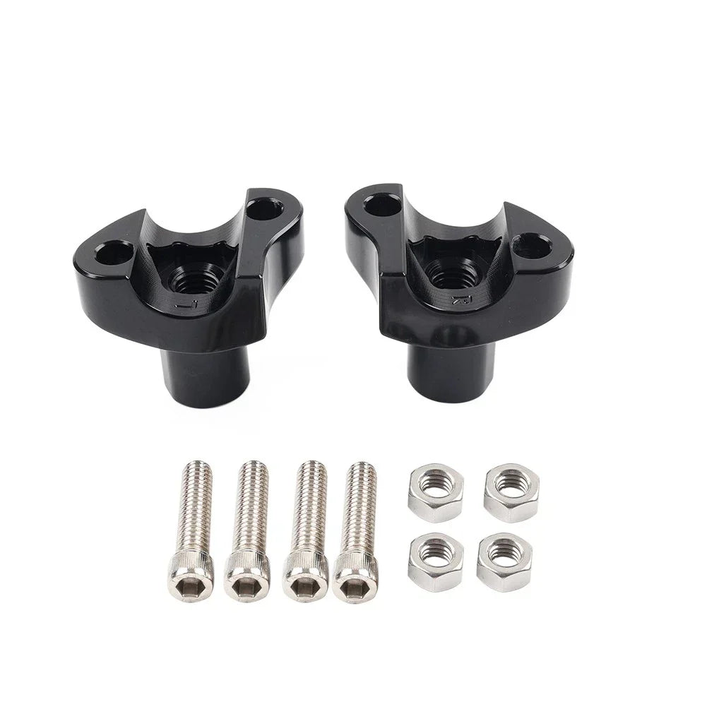 2" Straight Handlebar Risers for Harley Dyna Sportster Softail
