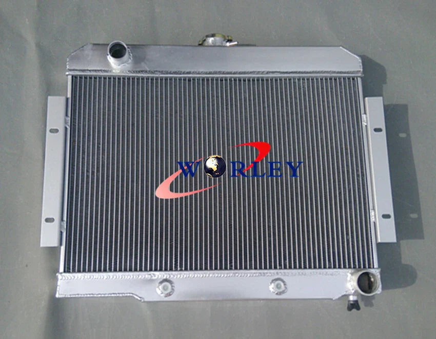 3 Row Aluminum Radiator + Fans for Jeep CJ5 CJ6 CJ7 (1972-1986)