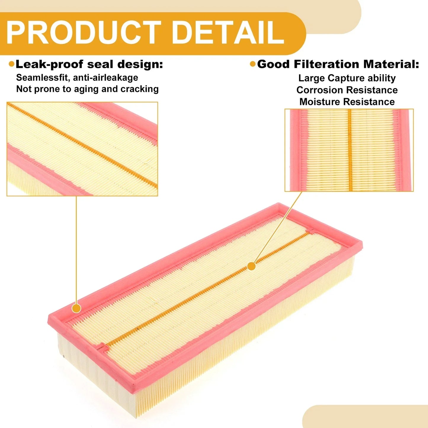 Car Engine Air Filter for Mercedes-Benz E430 4.3L (1999-2002)