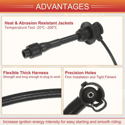 3 x Spark Plug Wire Ignition Coil Cables for Lexus ES300 (1996-2003)