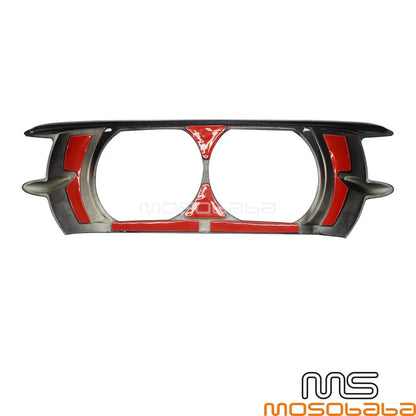 Black Headlight Lamp Trim Cover Bezel for Harley Road Glide (2015-2023)